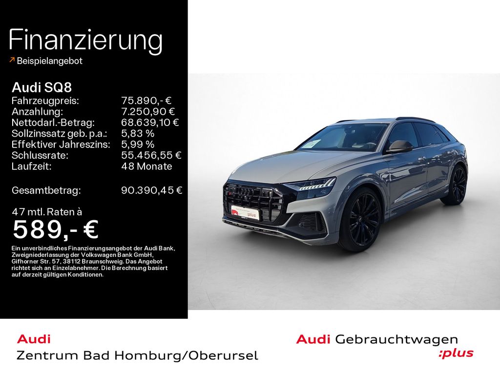 Audi SQ8 2023 г. Серый, пробег 33808 км