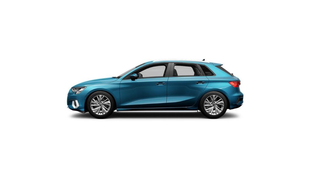 Audi A3 2022 г. Синий, пробег 49968 км