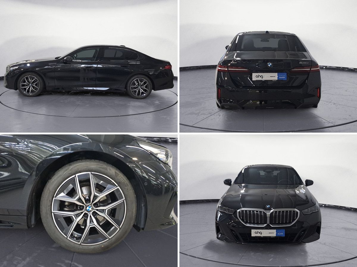 BMW 520 2025 г. Чёрный, пробег 20000 км