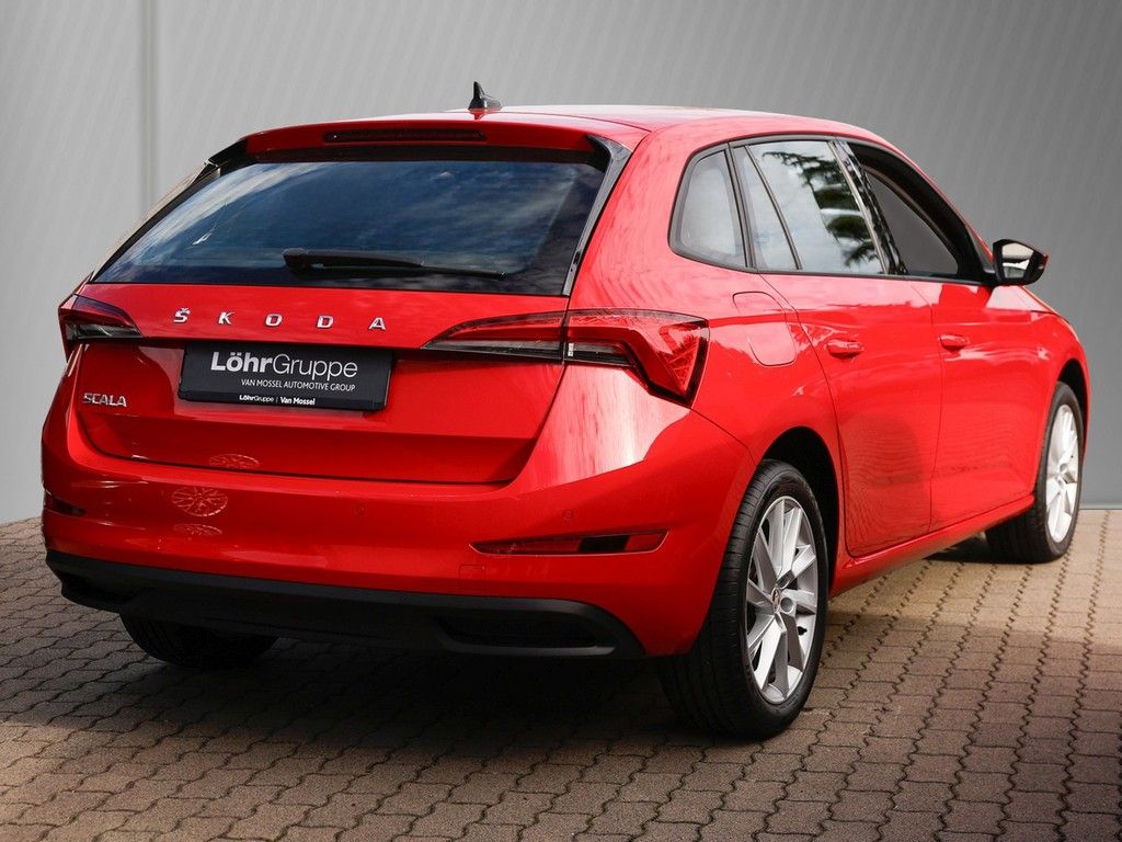 Skoda Scala 2022 г. Красный, пробег 42949 км