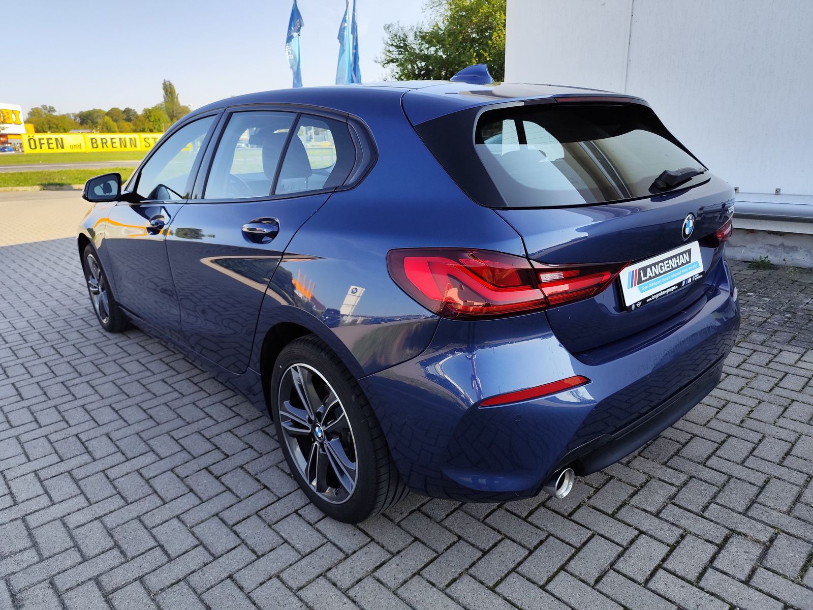 BMW 118 2021 г. Синий, пробег 45854 км