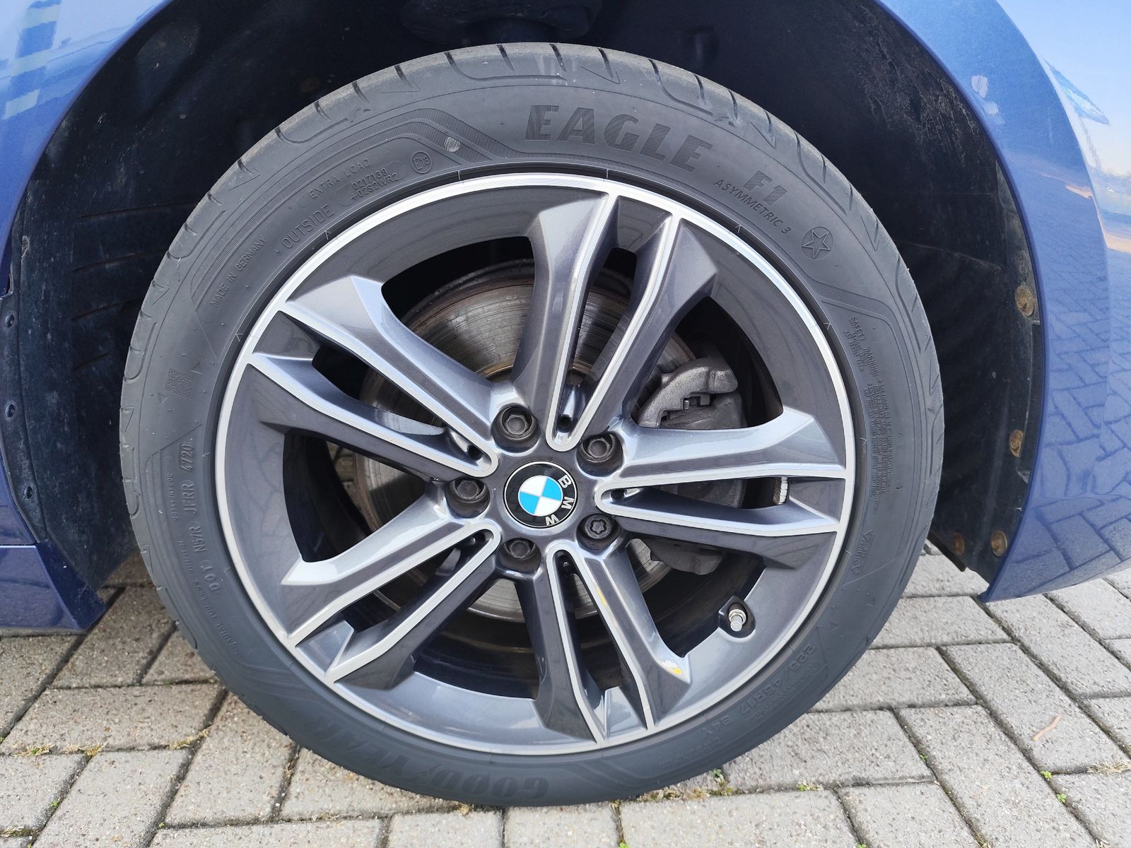 BMW 118 2021 г. Синий, пробег 45854 км