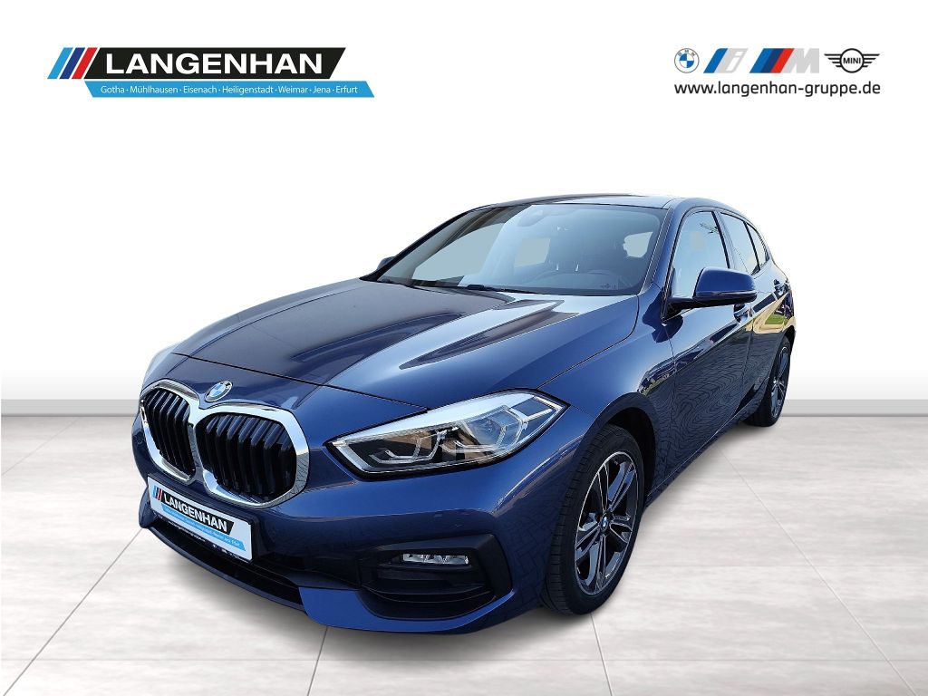 BMW 118 2021 г. Синий, пробег 45854 км