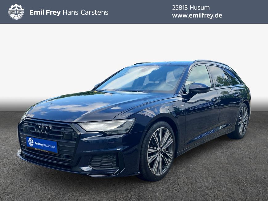 Audi A6 2022 г. Синий, пробег 57300 км