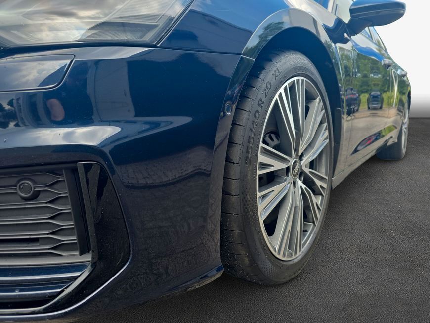 Audi A6 2022 г. Синий, пробег 57300 км