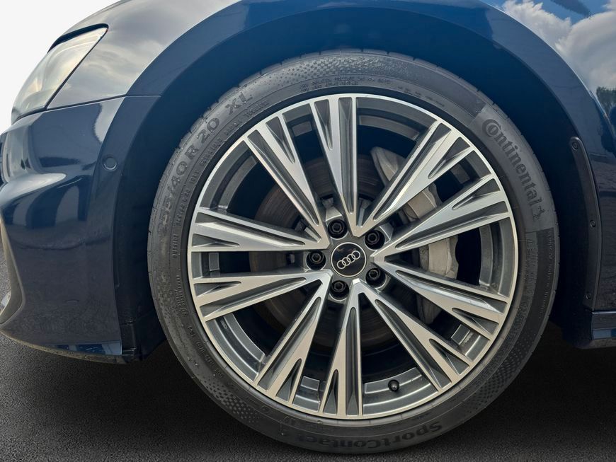 Audi A6 2022 г. Синий, пробег 57300 км