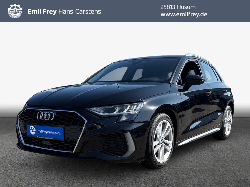 Audi A3 2023 г. Чёрный, пробег 54490 км