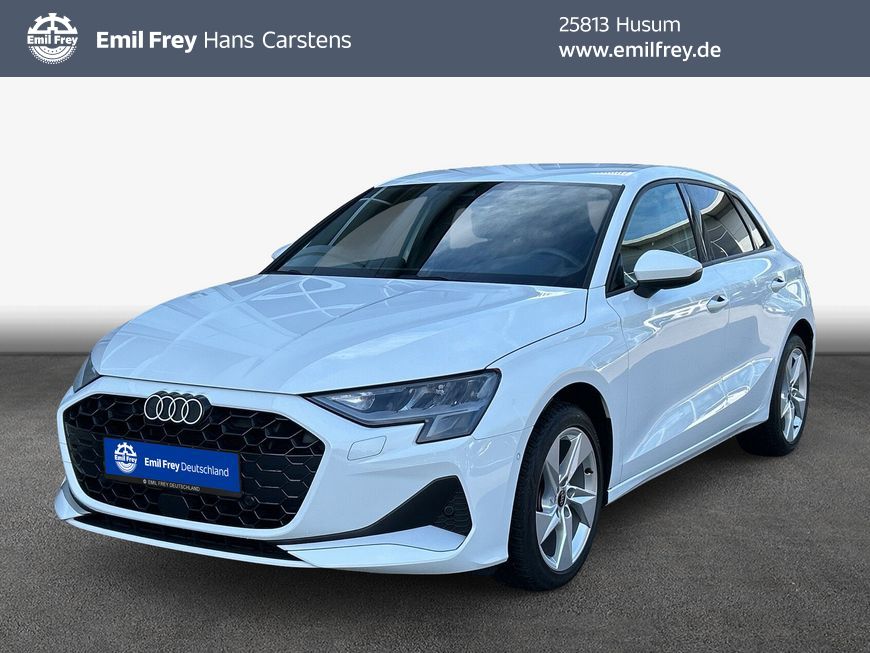 Audi A3 2025 г. Белый, пробег 50200 км