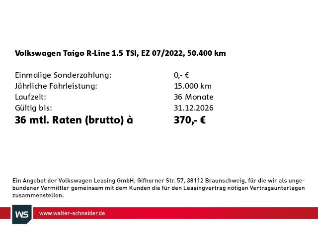 Volkswagen Taigo 2022 г. Серый, пробег 50400 км