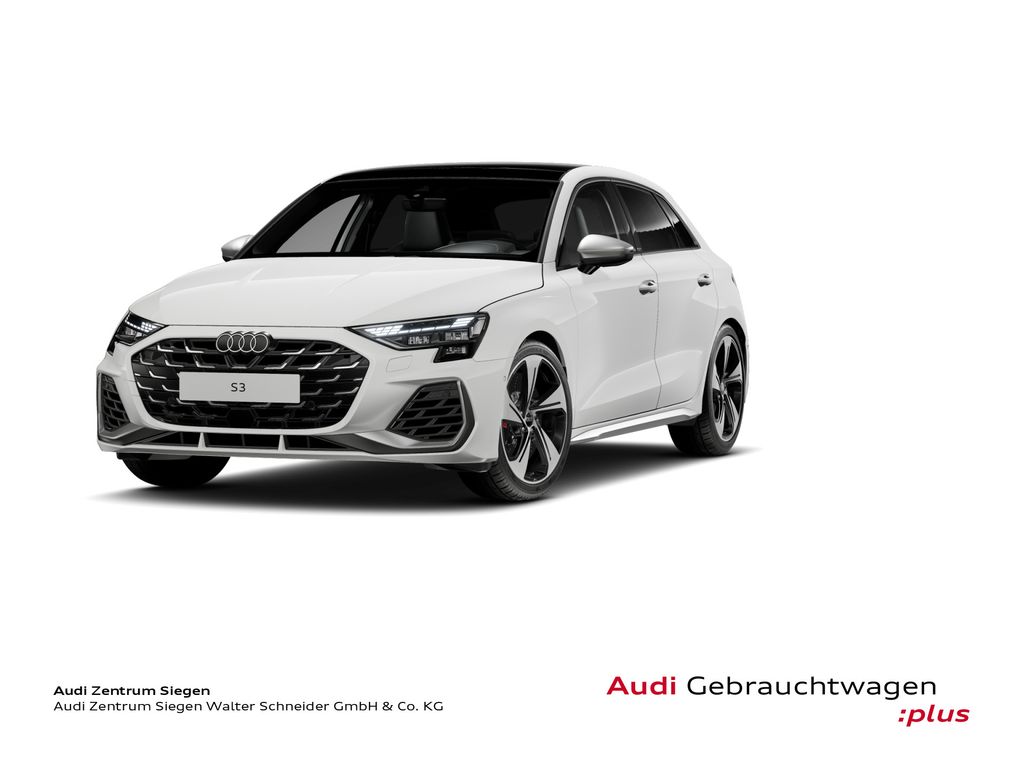 Audi S3 2025 г. Белый, пробег 9650 км