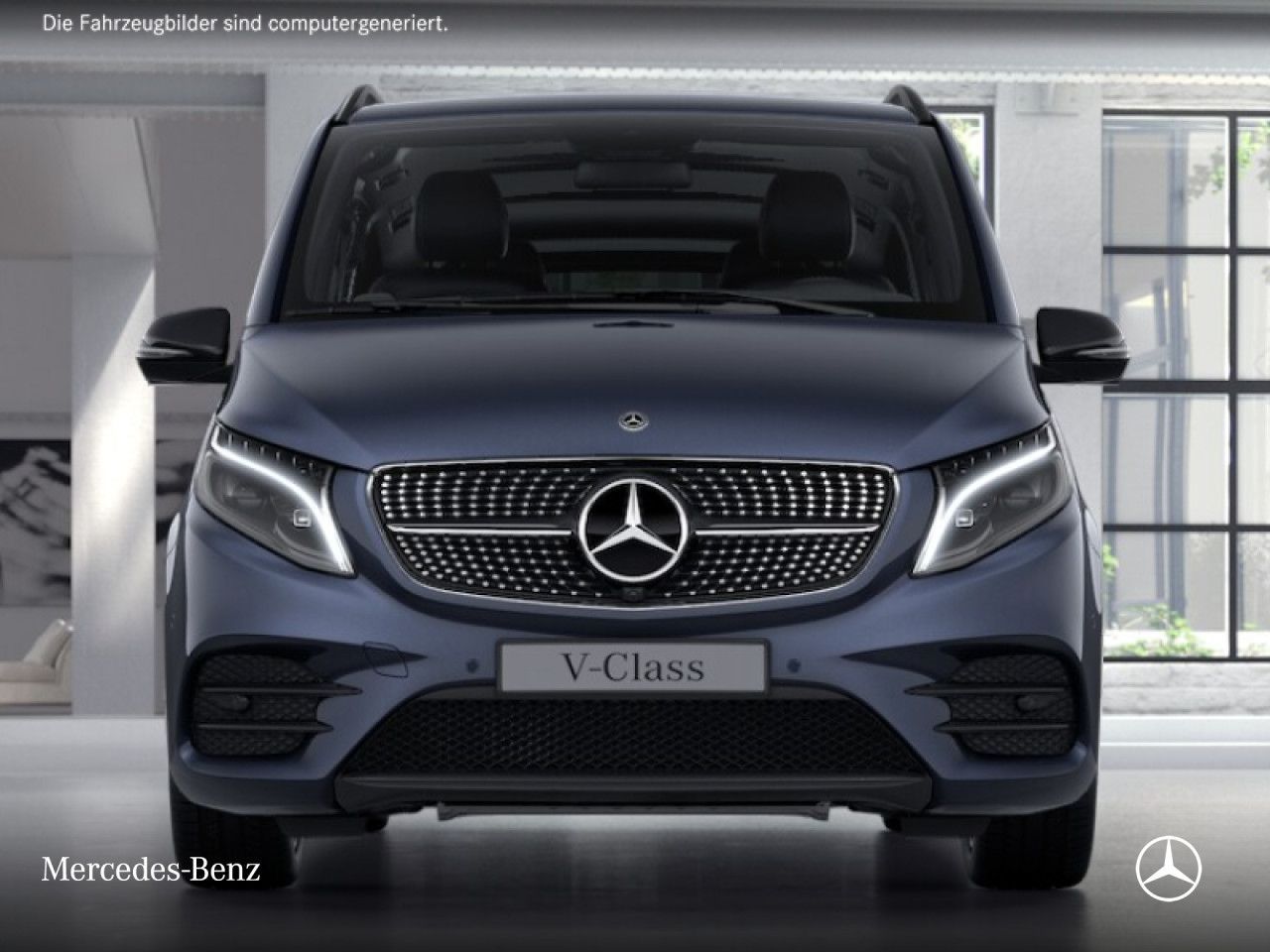 Mercedes-Benz V 300 2023 г. Синий, пробег 58085 км