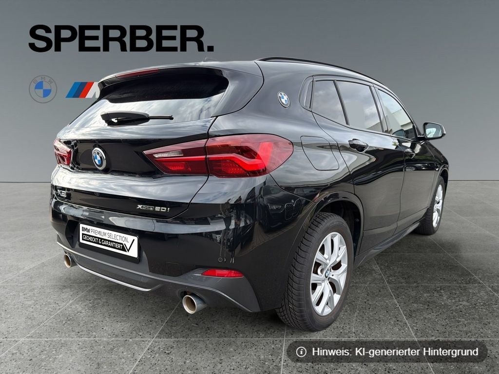BMW X2 2021 г. Чёрный, пробег 44592 км