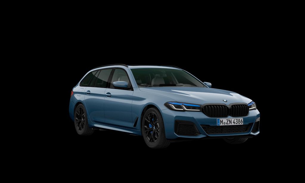 BMW 530 2023 г. Синий, пробег 30700 км