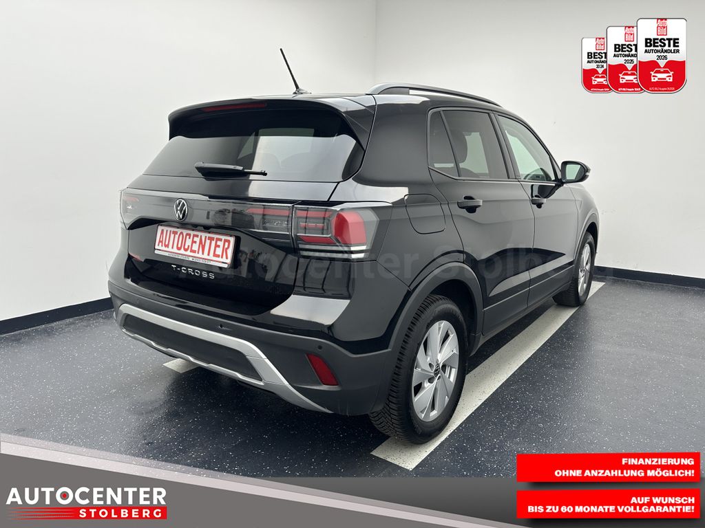 Volkswagen T-Cross 2025 г. Чёрный, пробег 45000 км