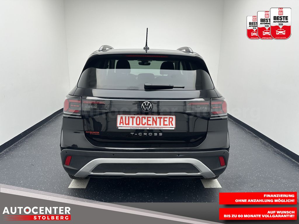 Volkswagen T-Cross 2025 г. Чёрный, пробег 45000 км