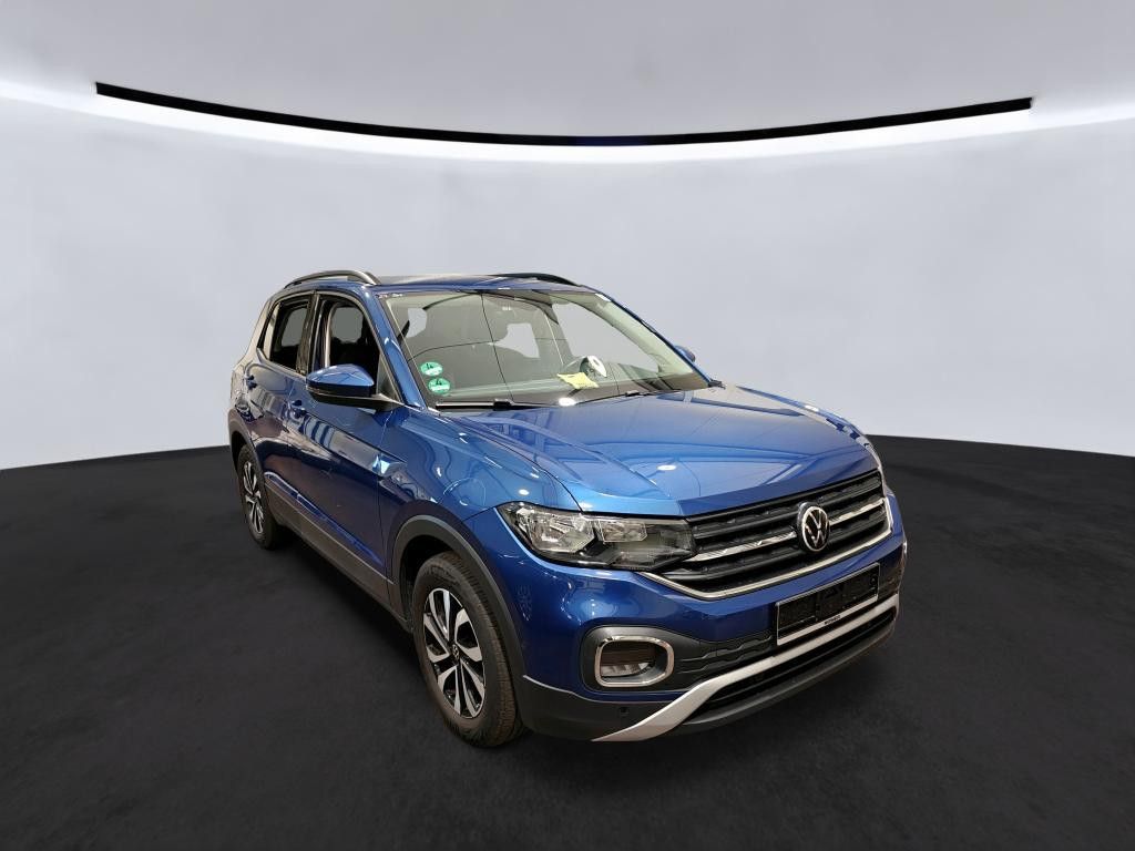 Volkswagen T-Cross 2021 г. Синий, пробег 49478 км