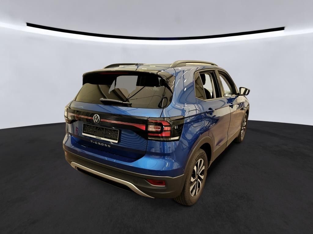 Volkswagen T-Cross 2021 г. Синий, пробег 49478 км