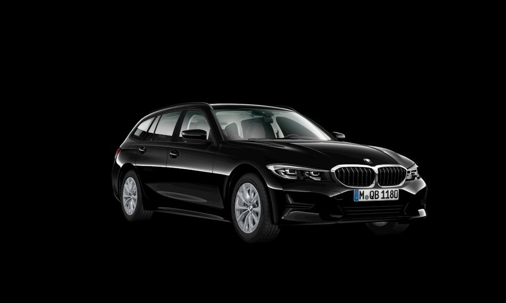BMW 320 2022 г. Чёрный, пробег 52550 км