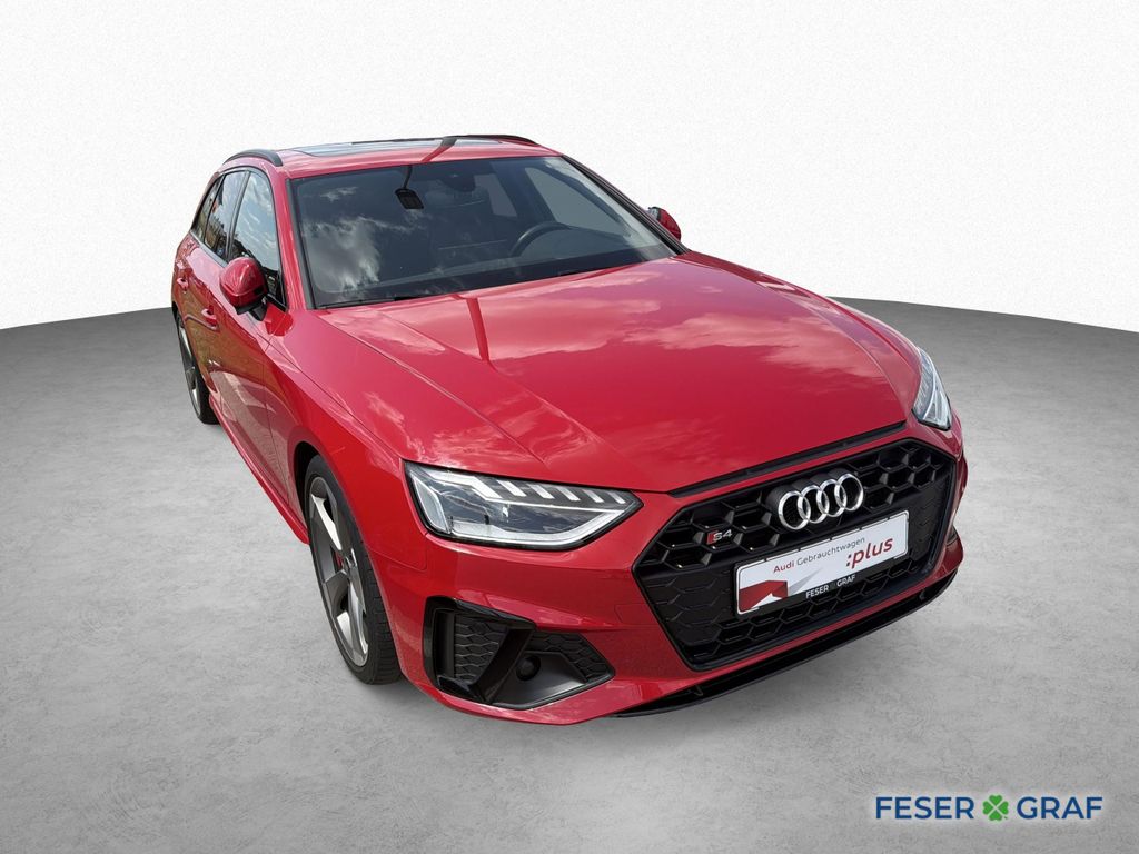 Audi S4 2022 г. Красный, пробег 48350 км