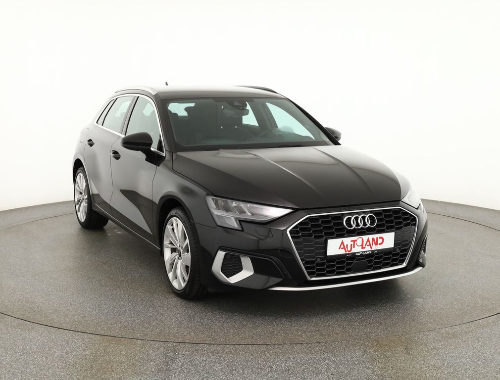 Audi A3 2022 г. Чёрный, пробег 39810 км
