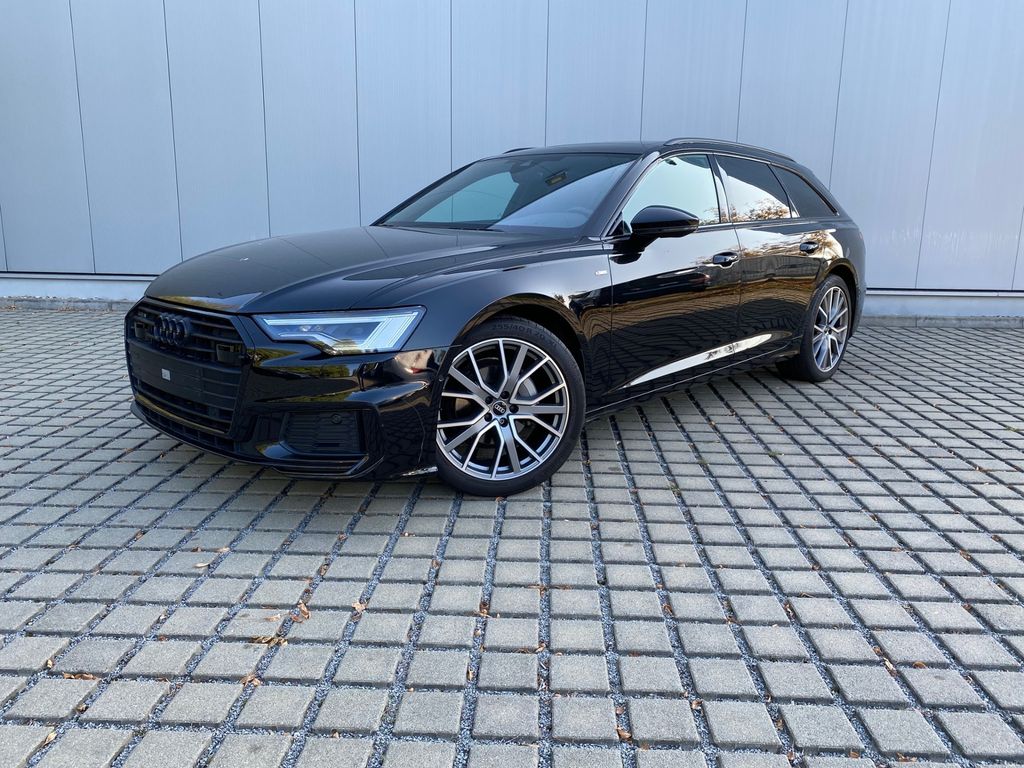 Audi A6 2022 г. Чёрный, пробег 56316 км
