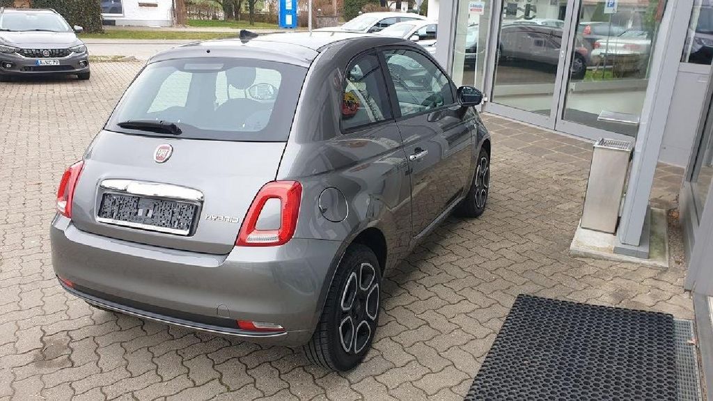 Fiat 500 2022 г. Серый, пробег 28651 км