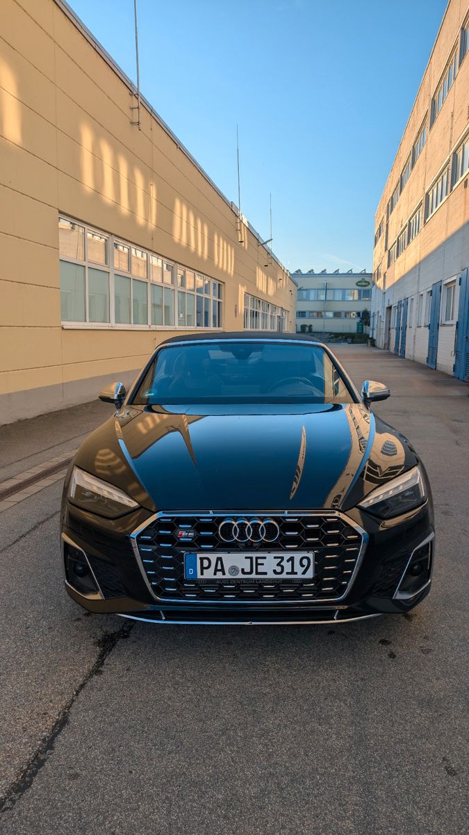 Audi S5 2021 г. Чёрный, пробег 56100 км