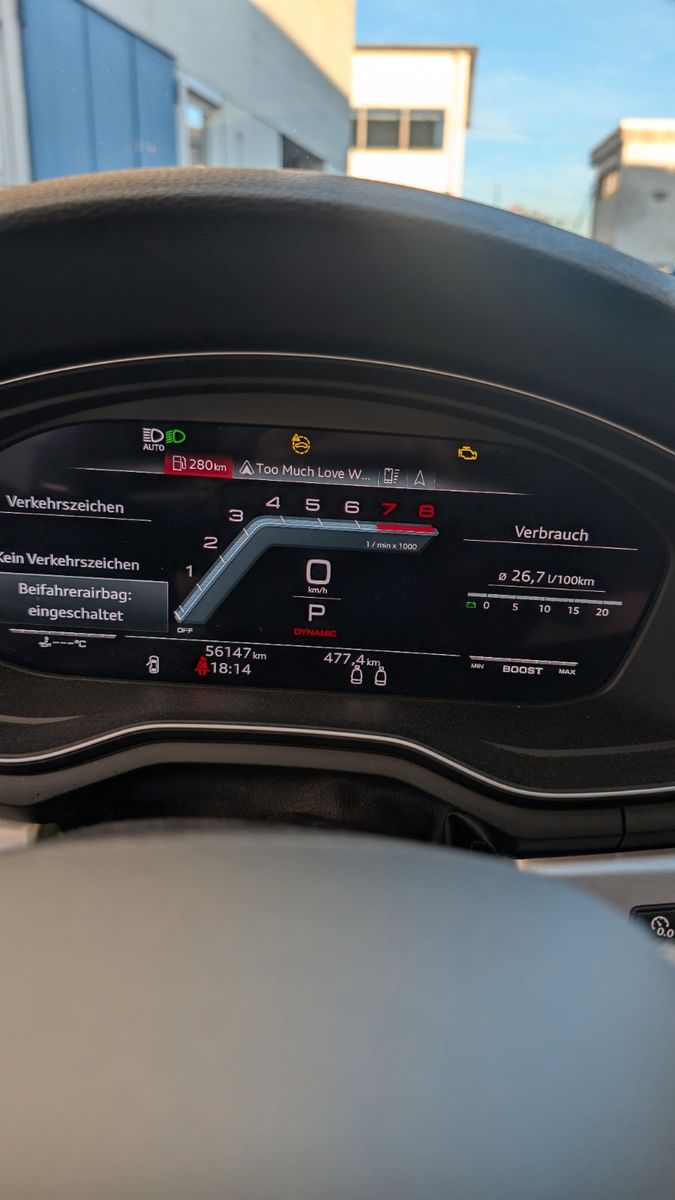 Audi S5 2021 г. Чёрный, пробег 56100 км