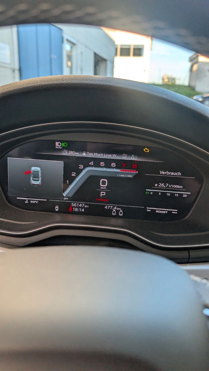 Audi S5 2021 г. Чёрный, пробег 56100 км