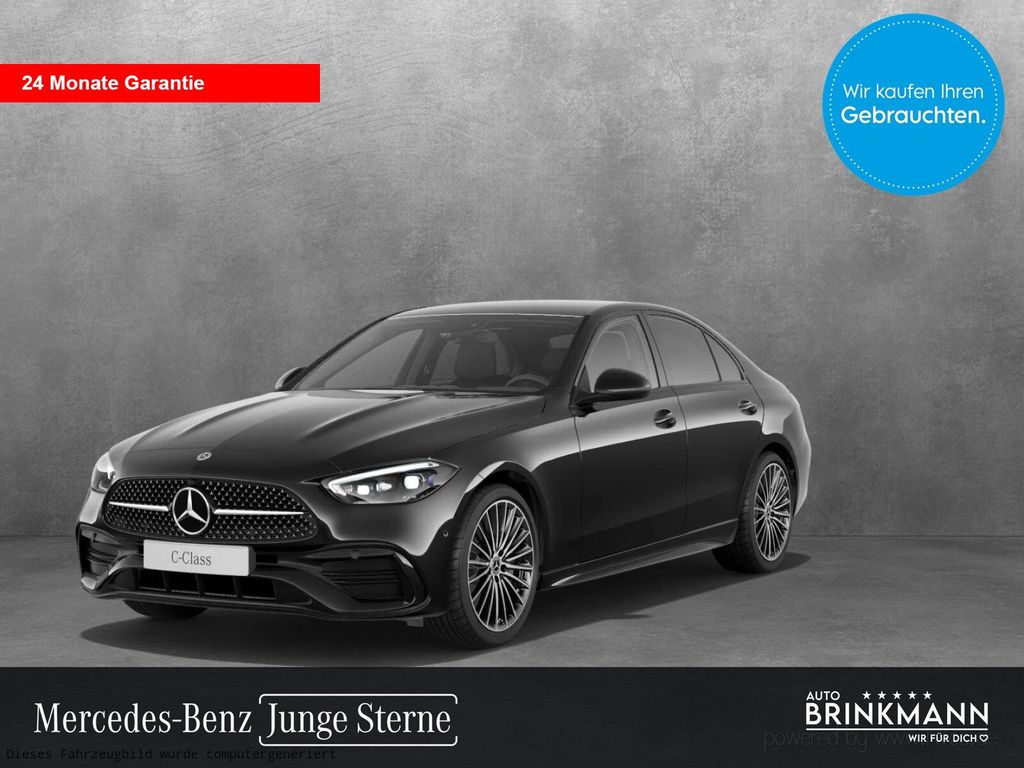 Mercedes-Benz C 220 2023 г. Чёрный, пробег 56300 км