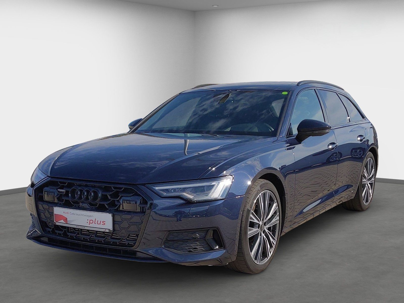 Audi A6 2023 г. Синий, пробег 52400 км