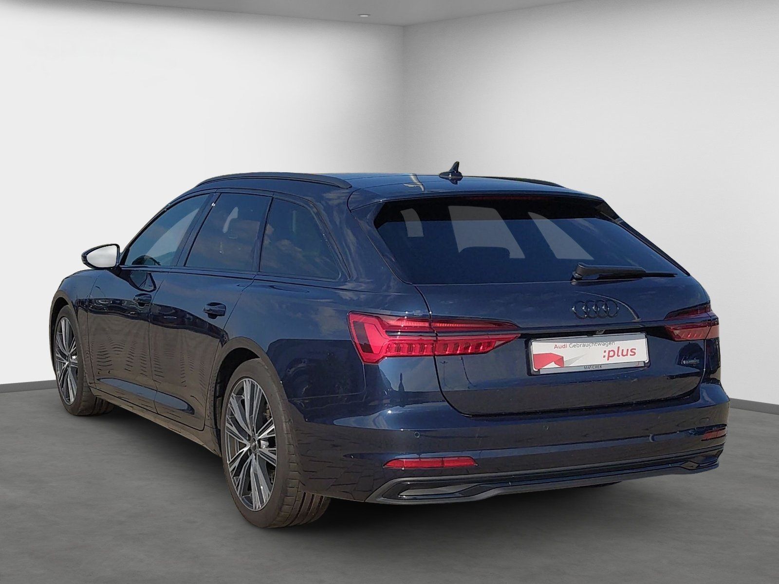 Audi A6 2023 г. Синий, пробег 52400 км