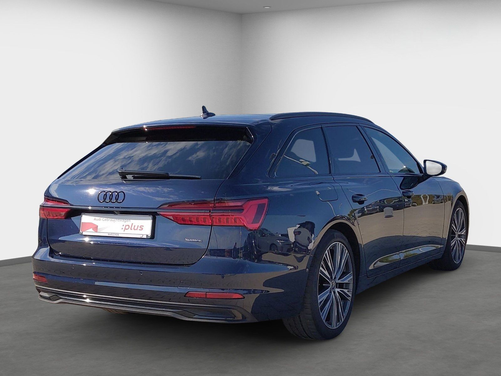 Audi A6 2023 г. Синий, пробег 52400 км