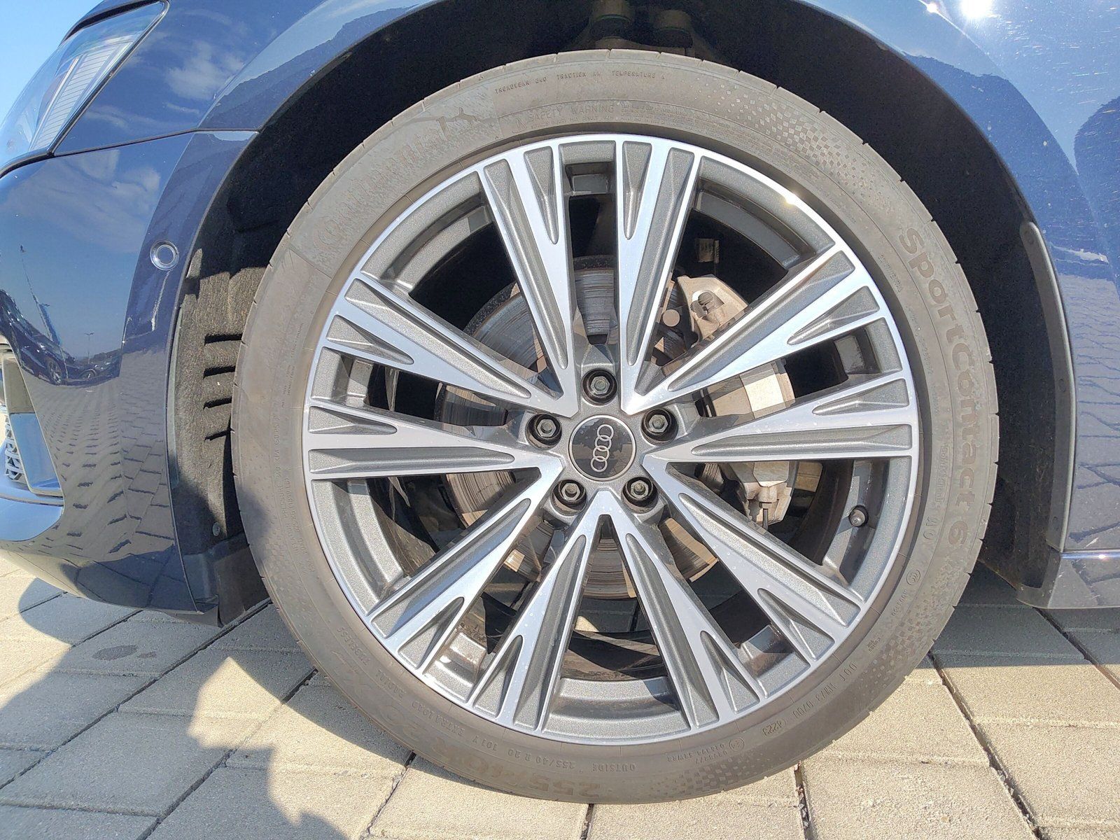 Audi A6 2023 г. Синий, пробег 52400 км