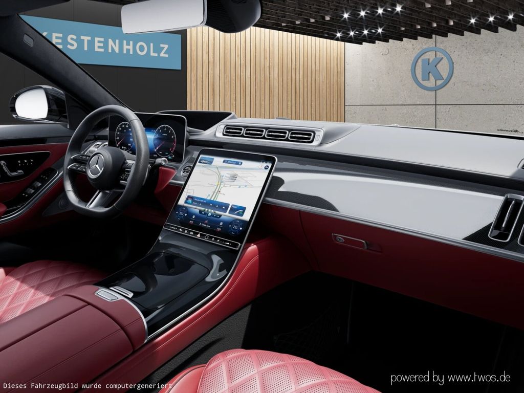 Mercedes-Benz S 580 2023 г. Белый, пробег 41004 км