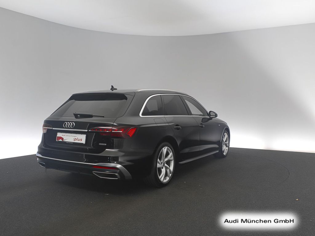 Audi A4 2024 г. Чёрный, пробег 40517 км