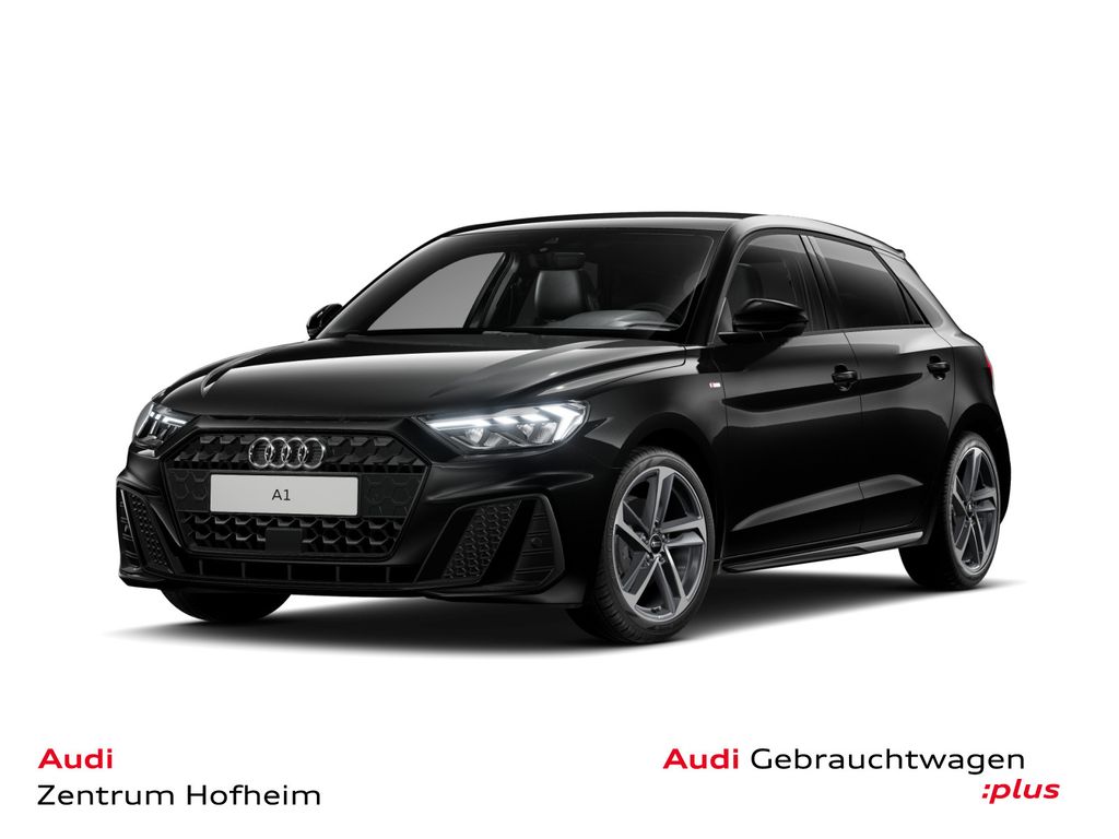 Audi A1 2025 г. Чёрный, пробег 35053 км