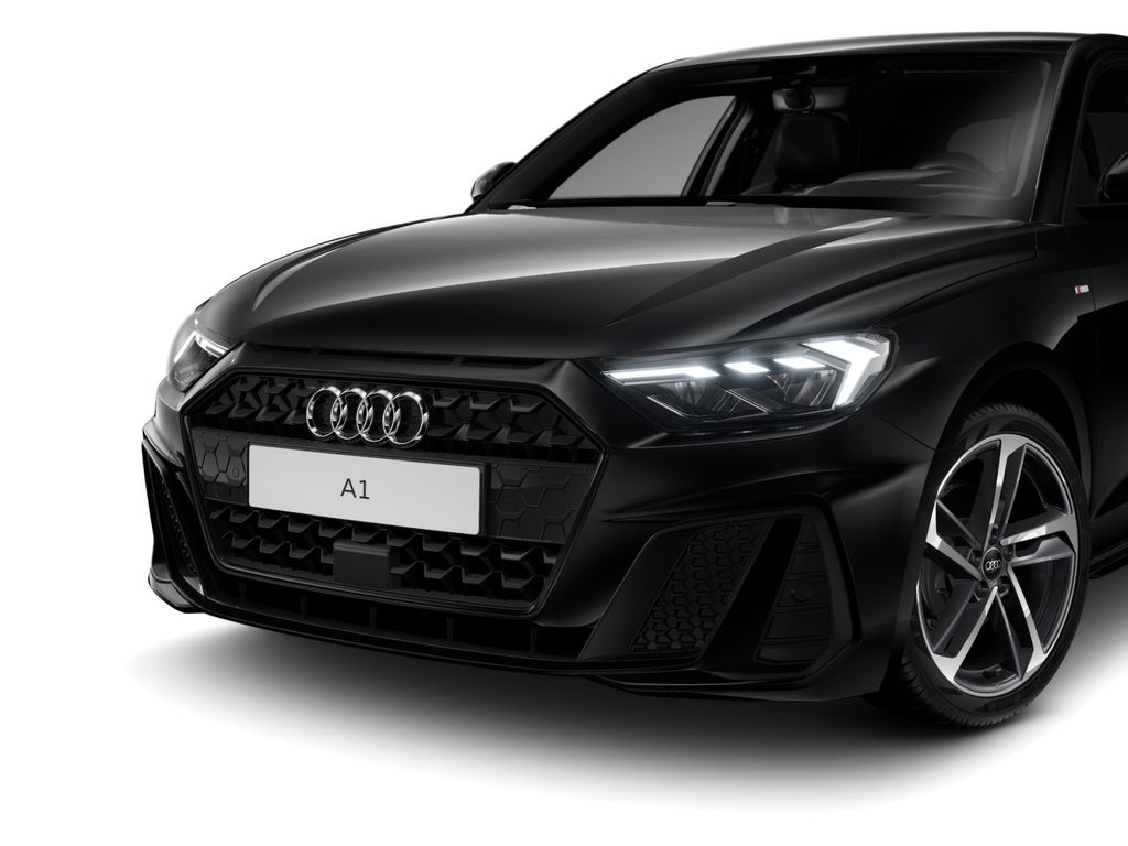 Audi A1 2025 г. Чёрный, пробег 35053 км