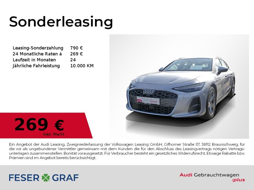 Audi A6 2025 г. Серебристый, пробег 27124 км