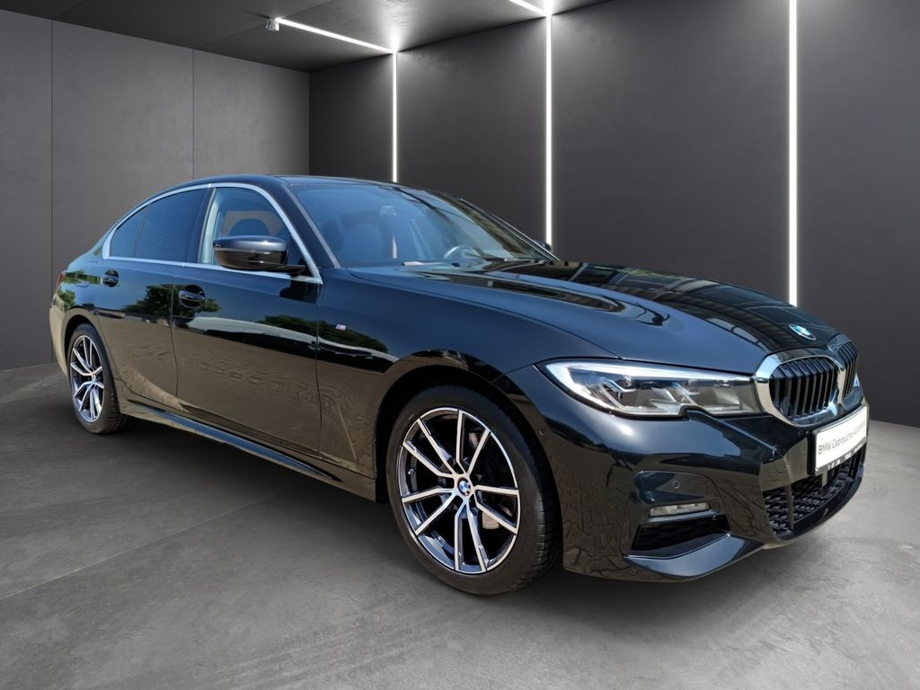 BMW 320 2021 г. Чёрный, пробег 54355 км