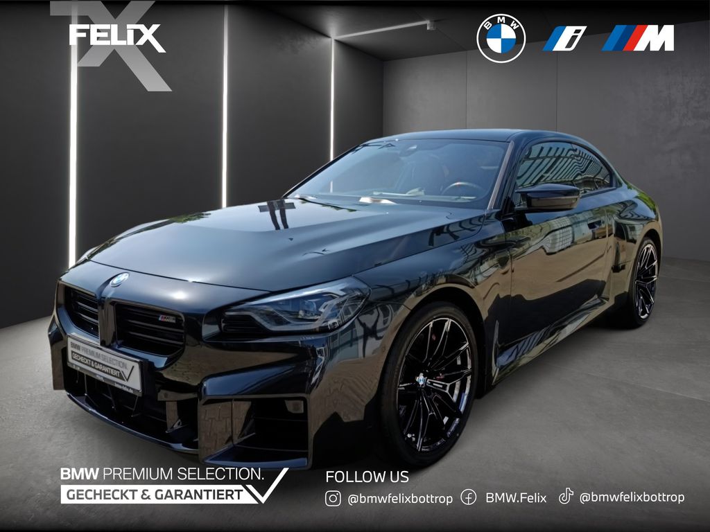BMW M2 2025 г. Чёрный, пробег 6912 км