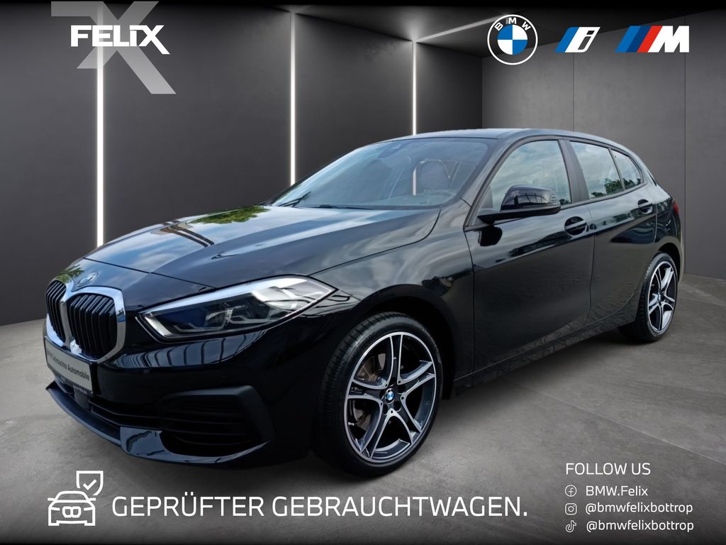 BMW 116 2022 г. Чёрный, пробег 43542 км