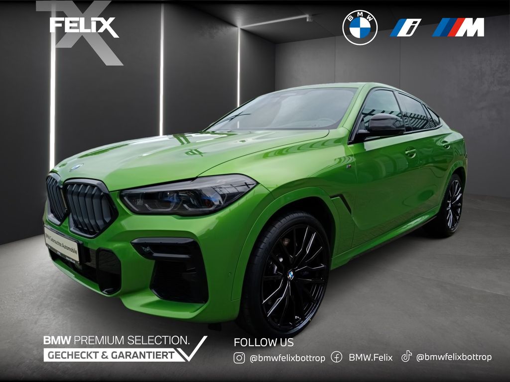 BMW X6 M50 2022 г. Зелёный, пробег 43800 км