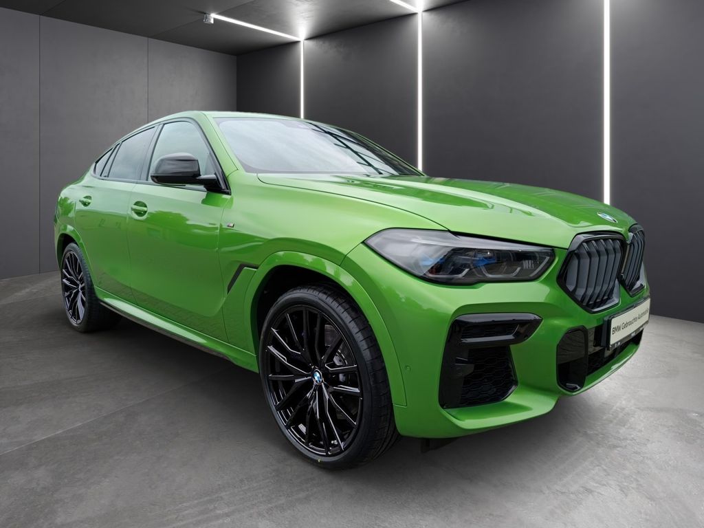 BMW X6 M50 2022 г. Зелёный, пробег 43800 км