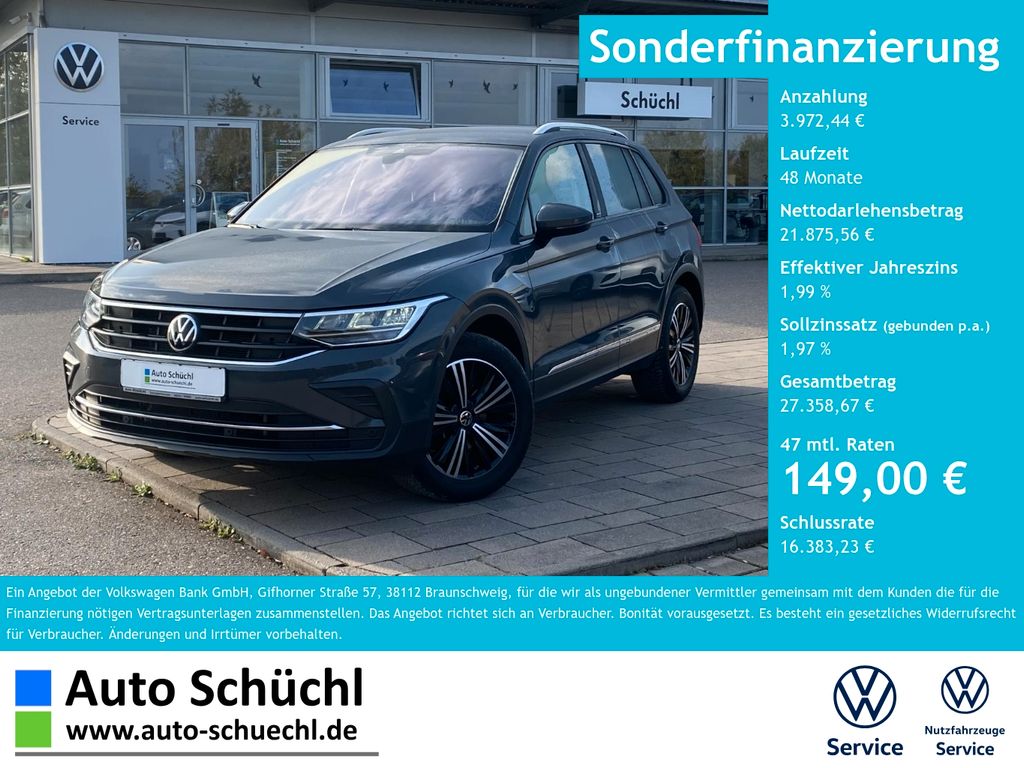 Volkswagen Tiguan 2023 г. Серый, пробег 51987 км