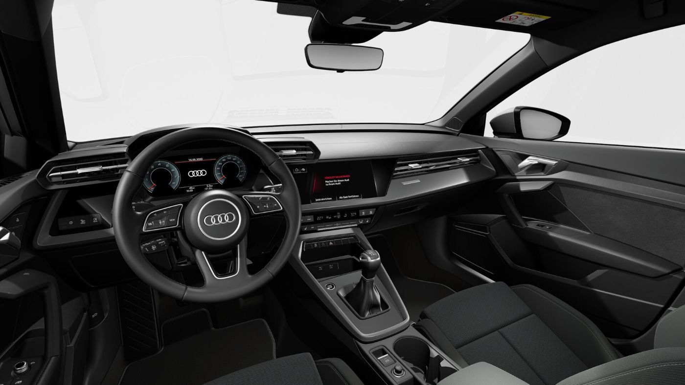 Audi A3 2023 г. Белый, пробег 57225 км