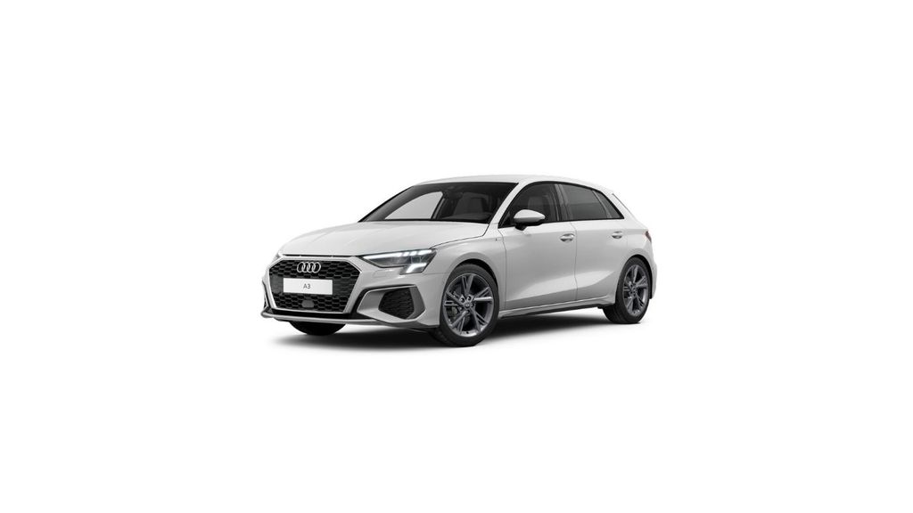 Audi A3 2023 г. Белый, пробег 57225 км