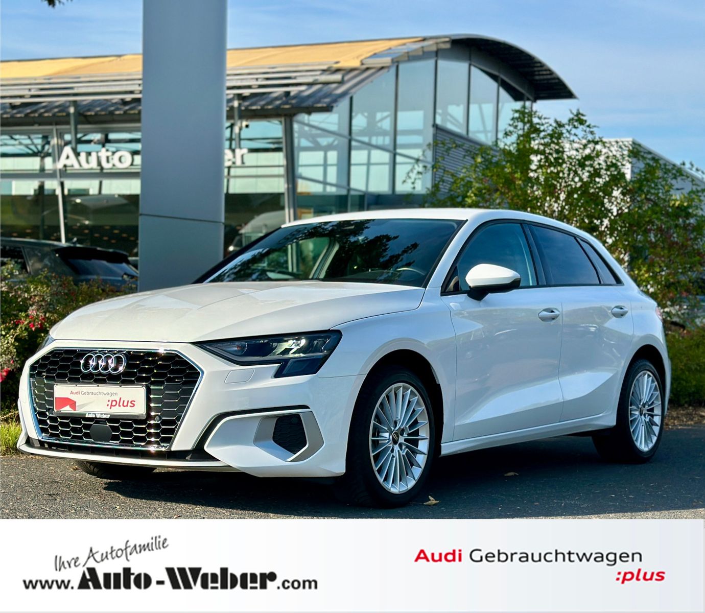 Audi A3 2023 г. Белый, пробег 32290 км