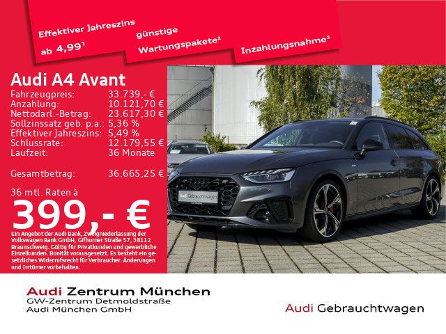 Audi A4 2023 г. Серый, пробег 30008 км