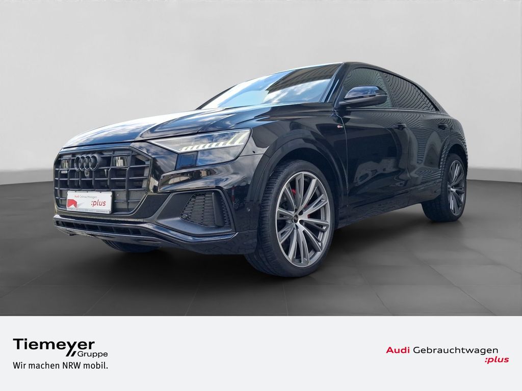 Audi Q8 2023 г. Чёрный, пробег 46708 км